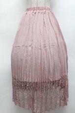 画像1: axes femme / ランダムプリーツスカート  ピンク S-26-05-06-053-AX-SK-AS-ZS (1)