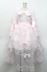 画像1: BABY,THE STARS SHINE BRIGHT / くみゃちゃんのLittle Angelワンピース  ピンク S-26-05-06-1006-BA-OP-AS-ZS (1)