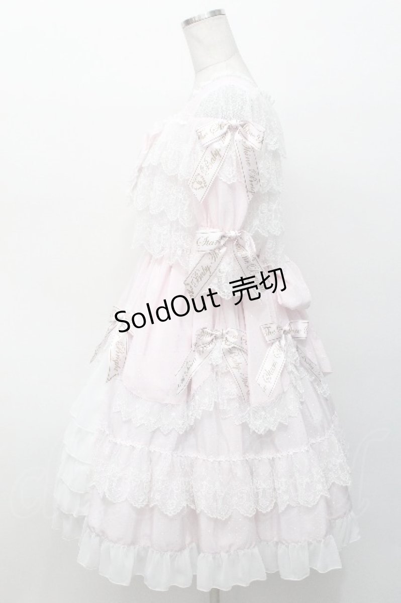 画像3: BABY,THE STARS SHINE BRIGHT / レースを纏うTwinkle Baby Ribbonワンピース  ピンク S-26-05-06-1007-BA-OP-AS-ZS (3)