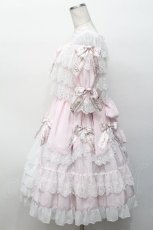 画像3: BABY,THE STARS SHINE BRIGHT / レースを纏うTwinkle Baby Ribbonワンピース  ピンク S-26-05-06-1007-BA-OP-AS-ZS (3)
