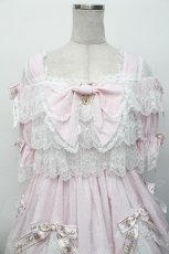 画像4: BABY,THE STARS SHINE BRIGHT / レースを纏うTwinkle Baby Ribbonワンピース  ピンク S-26-05-06-1007-BA-OP-AS-ZS (4)