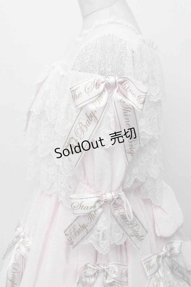 画像5: BABY,THE STARS SHINE BRIGHT / レースを纏うTwinkle Baby Ribbonワンピース  ピンク S-26-05-06-1007-BA-OP-AS-ZS (5)