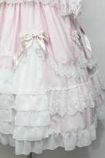 画像7: BABY,THE STARS SHINE BRIGHT / レースを纏うTwinkle Baby Ribbonワンピース  ピンク S-26-05-06-1007-BA-OP-AS-ZS (7)