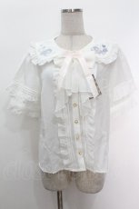 画像1: Amavel / Jerryfish Aquarium ブラウス  白 S-26-05-06-013-CA-BL-HR-ZS (1)