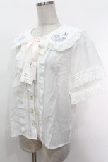 画像3: Amavel / Jerryfish Aquarium ブラウス  白 S-26-05-06-013-CA-BL-HR-ZS (3)