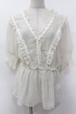 画像1: axes femme / ドットドビーチュニックブラウス  キナリ S-26-05-06-015-AX-TO-HR-ZS (1)