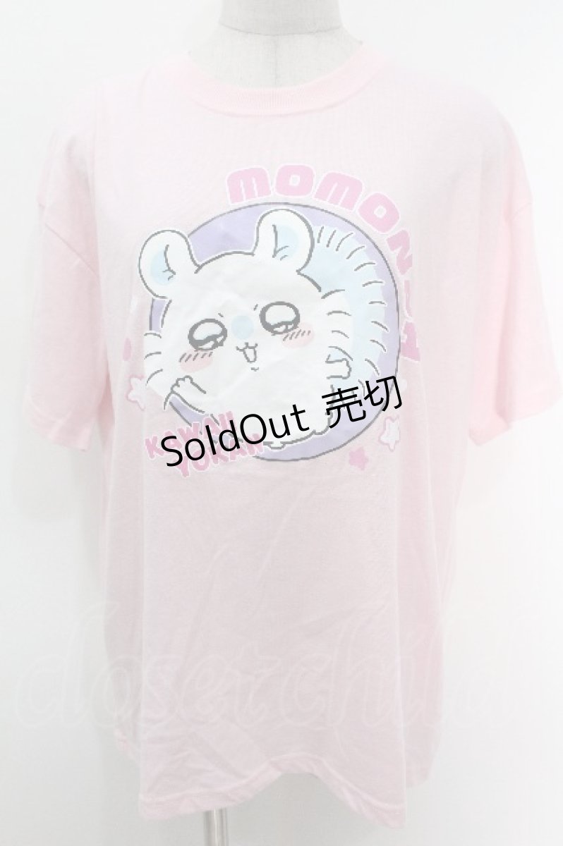画像1: LOLITA / モモンガ(ちいかわ)プリントＴシャツ  ピンク S-26-05-06-018-LO-TS-HR-ZS (1)