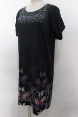画像3: abilletage / Tシャツワンピース（バタフライ）  黒 S-26-05-06-025-GO-OP-HR-ZS (3)