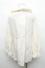 画像2: axes femme / 刺繍入りZIPアップパーカー  オフ S-26-05-06-031-AX-TO-AS-ZS (2)
