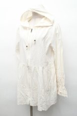 画像3: axes femme / 刺繍入りZIPアップパーカー  オフ S-26-05-06-031-AX-TO-AS-ZS (3)