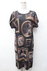 画像1: abilletage / FrameシリーズTシャツワンピース（Big frame）  黒 S-26-05-07-045-GO-OP-HR-ZS (1)