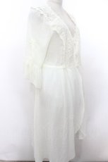 画像3: axes femme / 袖ドロストガウン M 生成り S-26-05-07-060-AX-TO-SZ-ZS (3)