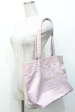 画像2: Maison de FLEUR / フラワーレースパールトートバッグ  ピンク S-26-05-07-008-LO-BG-AS-ZS (2)
