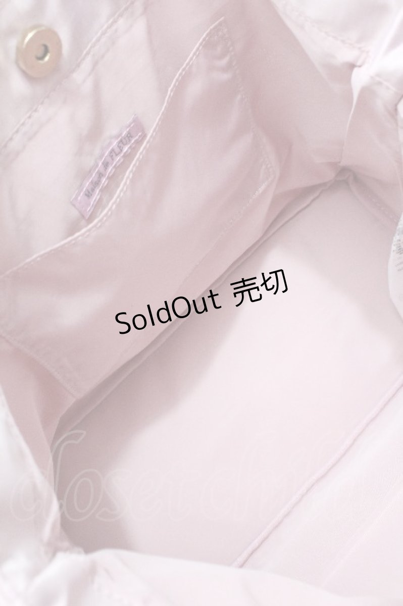 画像5: Maison de FLEUR / フラワーレースパールトートバッグ  ピンク S-26-05-07-008-LO-BG-AS-ZS (5)