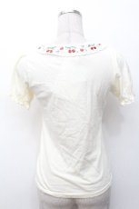 画像2: Fi.n.t / チェリー刺繍トップス  アイボリー S-26-05-07-018-CA-TO-HR-ZS (2)