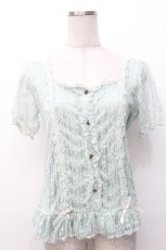 画像1: axes femme / 総レースプルオーバー  ミント S-26-05-07-025-AX-TO-HR-ZS (1)