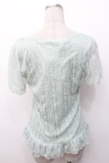 画像2: axes femme / 総レースプルオーバー  ミント S-26-05-07-025-AX-TO-HR-ZS (2)