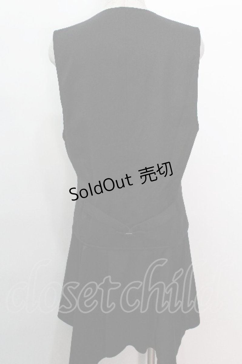 画像2: BPN FOR MEN / 2WAYロングベスト  黒 S-26-05-08-028-GO-TO-AS-ZS (2)