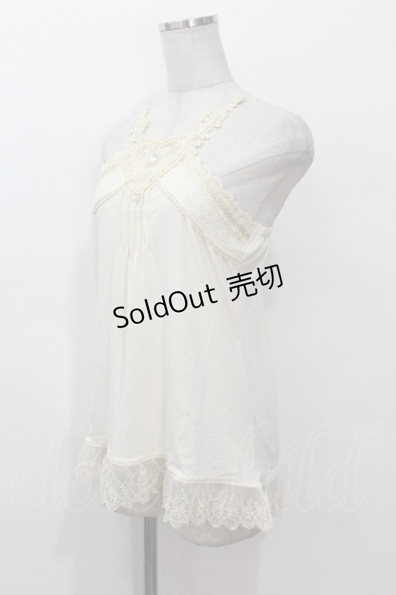 画像2: axes femme / ハートレースキャミソール  キナリ S-26-05-08-003-AX-TO-HR-ZS (2)