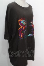 画像3: HEIHEI / ドラゴン刺繍BIGTシャツ  グレー S-26-05-08-030-LO-OP-AS-ZS (3)