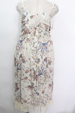 画像1: axes femme / オーシャン柄ロングOP  オフ S-26-05-08-032-AX-OP-TE-ZS (1)