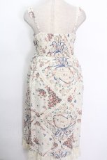 画像2: axes femme / オーシャン柄ロングOP  オフ S-26-05-08-032-AX-OP-TE-ZS (2)