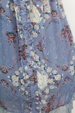 画像4: axes femme / オーシャン柄ロングOP  ブルー S-26-05-08-042-AX-OP-TE-ZS (4)