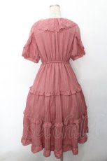 画像2: axes femme POETIQUE / リボン付ドーリーロングワンピース  ピンク S-26-05-08-052-AX-OP-AS-ZS (2)