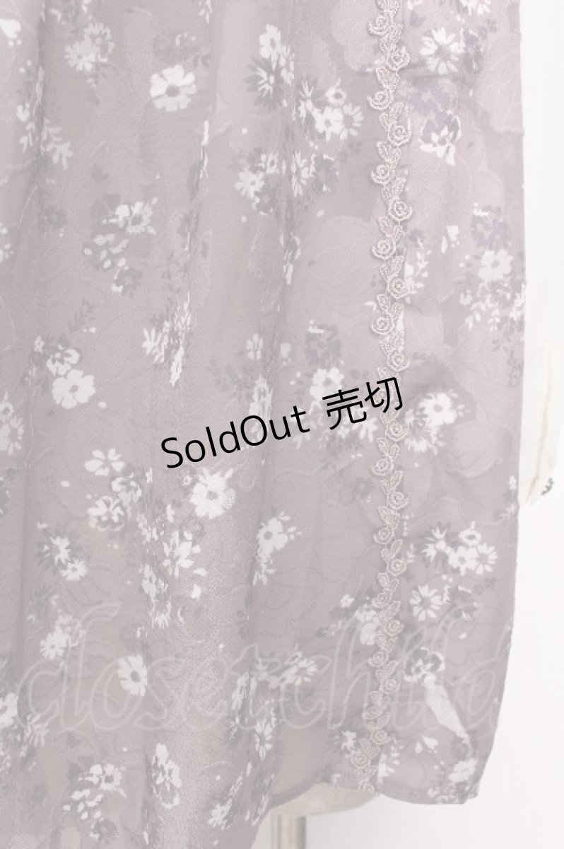 画像4: axes femme kawaii / 薔薇刺繍ブラウス  ピンクｘオフ S-26-05-08-008-AX-BL-ET-ZS (4)