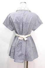 画像3: axes femme / シャツチュニック  サックス S-26-05-08-021-AX-BL-HR-ZS (3)