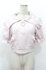 画像1: Ank Rouge / ジャージショートトップス  ピンク S-26-05-10-031-CA-TO-AS-ZS (1)