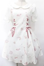画像1: LIZ LISA / ロマンティックシューズ柄ワンピース  オフ S-26-05-10-037-LO-OP-AS-ZS (1)