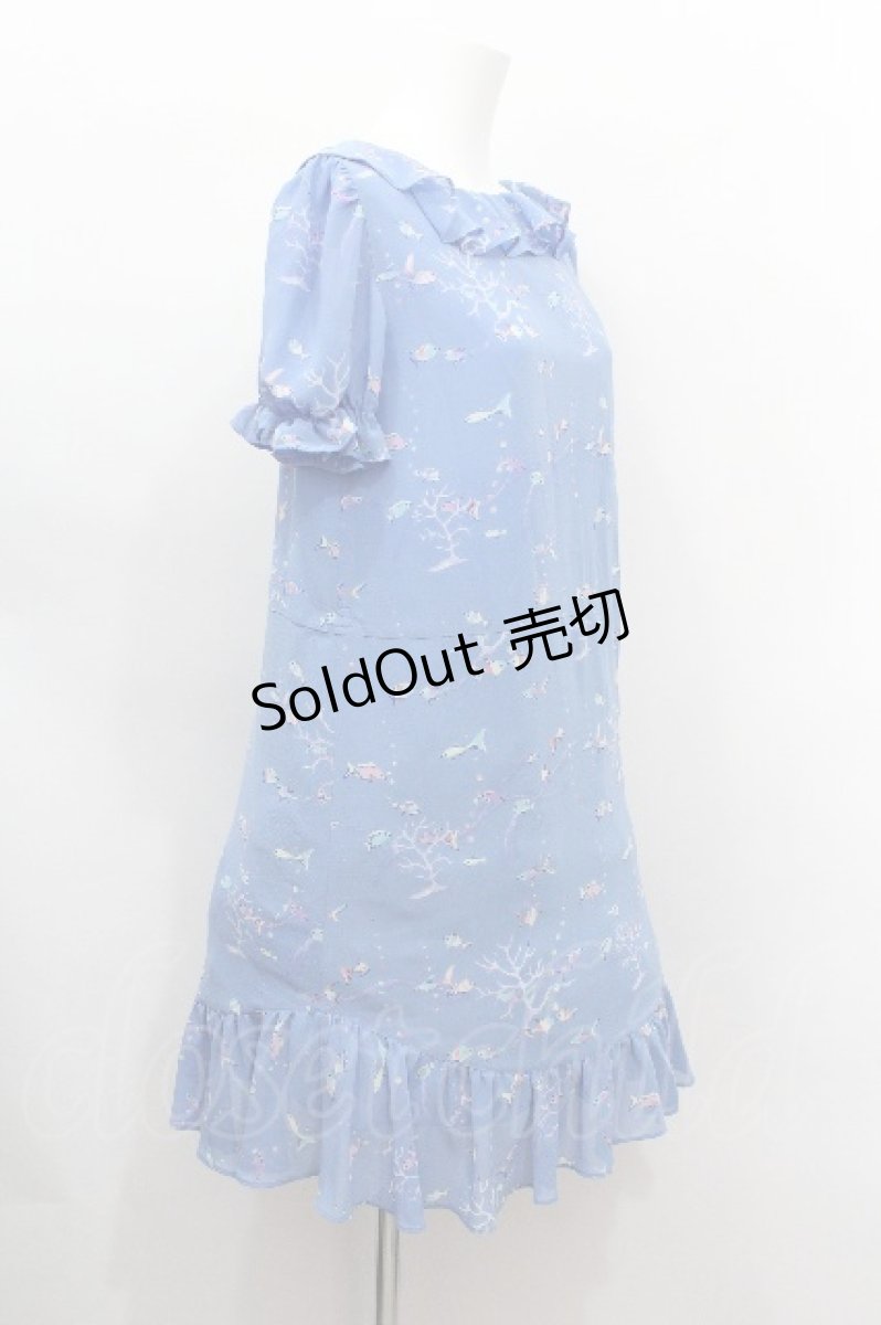 画像2: MILK / BABY fishドレス  ブルー S-26-05-10-046-ML-OP-AS-ZS (2)