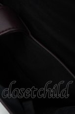 画像4: ATELIER PIERROT / “Nocturnal Grave”Mended Satchel  ボルドー S-26-05-10-012-EL-BG-TE-ZS (4)