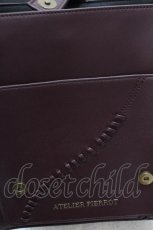 画像5: ATELIER PIERROT / “Nocturnal Grave”Mended Satchel  ボルドー S-26-05-10-012-EL-BG-TE-ZS (5)