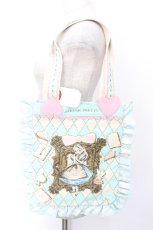 画像1: Angelic Pretty / キャンバストートバッグ Upside Down Story アリス  ミント S-26-05-10-014-LO-BG-HR-ZS (1)
