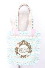 画像2: Angelic Pretty / キャンバストートバッグ Upside Down Story アリス  ミント S-26-05-10-014-LO-BG-HR-ZS (2)