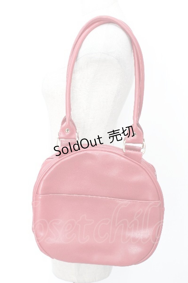 画像2: axes femme kawaii / ツインリボンラウンドバッグ  赤 S-26-05-10-015-AX-BG-HR-ZS (2)