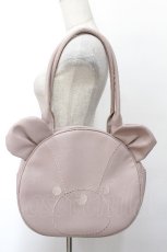画像1: axes femme kawaii / クマ型トートバッグ  ピンクベージュ S-26-05-10-018-AX-BG-HR-ZS (1)