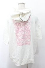 画像2: KRY CLOTHING / 半袖パーカー  白 S-26-05-10-019-PU-TO-AS-ZS (2)