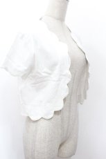 画像3: Jane Marple / スカラップボレロ  白 S-26-05-10-021-JM-TO-AS-ZS (3)