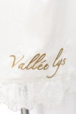 画像3: Vallee lys / 刺繍入りエプロン  白 S-26-05-11-024-GO-SK-HR-ZS (3)