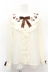 画像1: Amavel / Sweet Whipフリルブラウス  オフ S-26-05-11-037-CA-BL-AS-ZS (1)
