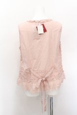 画像2: PINK HOUSE / コットンレース使いノースリーブブラウス  ピンク S-26-05-11-039-LO-BL-AS-ZS (2)