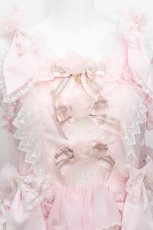 画像3: BABY,THE STARS SHINE BRIGHT / Rosy Samanthaジャンパースカート  ピンク S-26-05-11-043-BA-AC-HR-ZS (3)