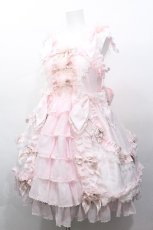 画像4: BABY,THE STARS SHINE BRIGHT / Rosy Samanthaジャンパースカート  ピンク S-26-05-11-043-BA-AC-HR-ZS (4)