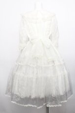 画像2: Angelic Pretty / Happy Humming Bunnyワンピースセット  白 S-26-05-11-046-AP-OP-AS-ZS (2)