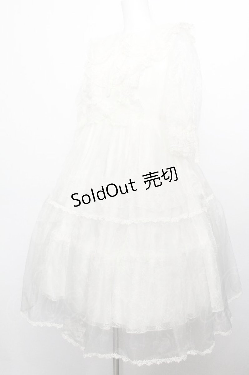 画像3: Angelic Pretty / Happy Humming Bunnyワンピースセット  白 S-26-05-11-046-AP-OP-AS-ZS (3)