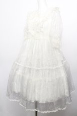 画像3: Angelic Pretty / Happy Humming Bunnyワンピースセット  白 S-26-05-11-046-AP-OP-AS-ZS (3)