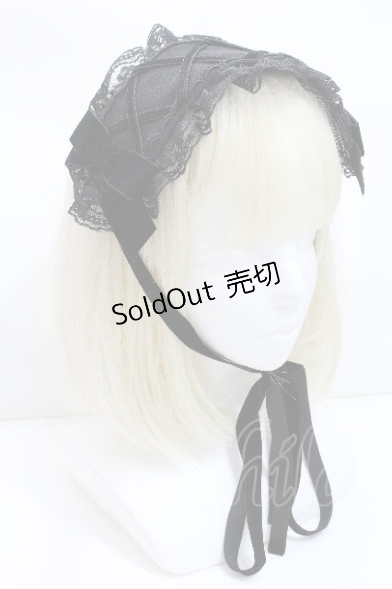 画像1: MILK / デコレーションヘッドドレス  黒 S-26-05-11-006-ML-AC-HR-ZS (1)